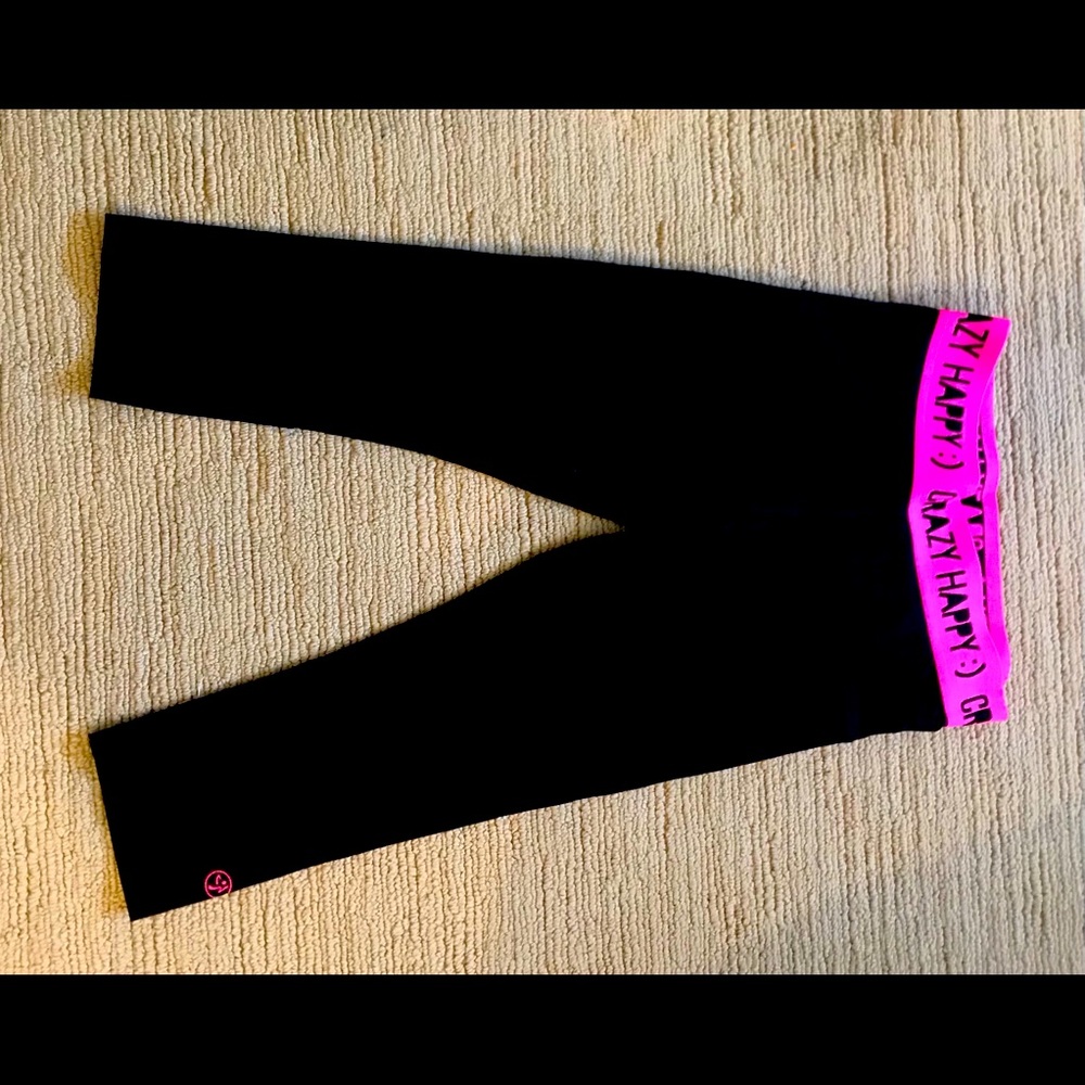 Zumba Crazy Happy Crop Leggings